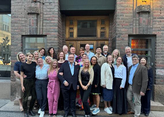 NSFs offesielle delegasjon på ICN congress i Helsinki