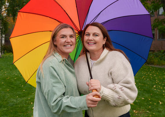 Randi Rudi og Linda Therese Norrie