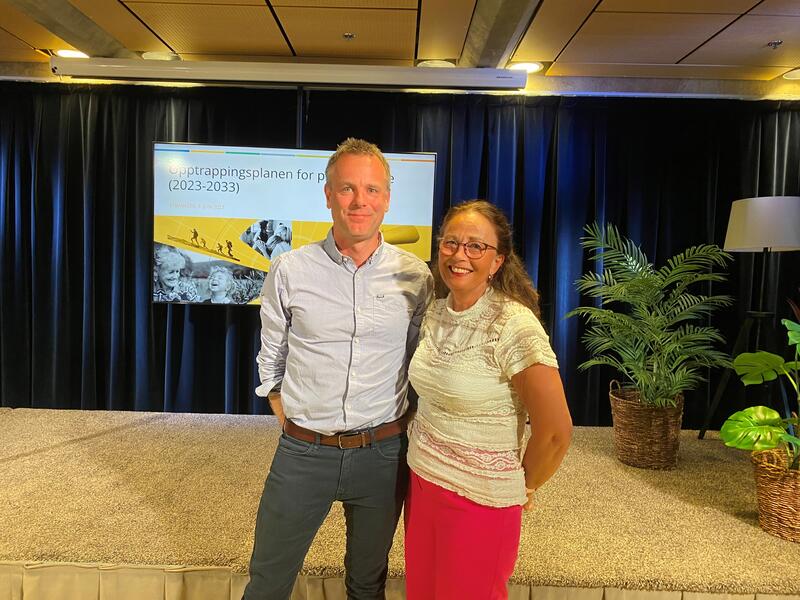 Espen Gade Rolland og Ann Karin Swang