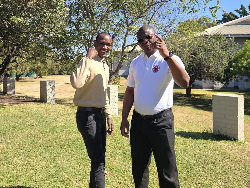 Shouts M.G. Simeza and Peter Mvuma