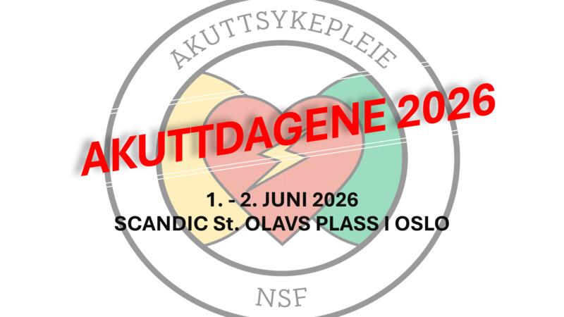 Logo for akuttdagene 2026 1. - 2. juni