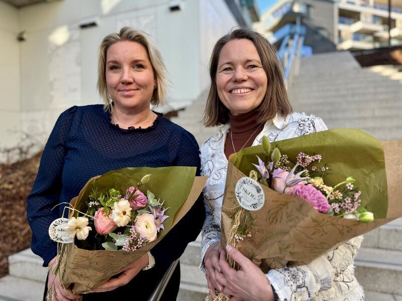 Janne Olimstad Guldbjørnsen og Liv Heidi Lundestad Negarden