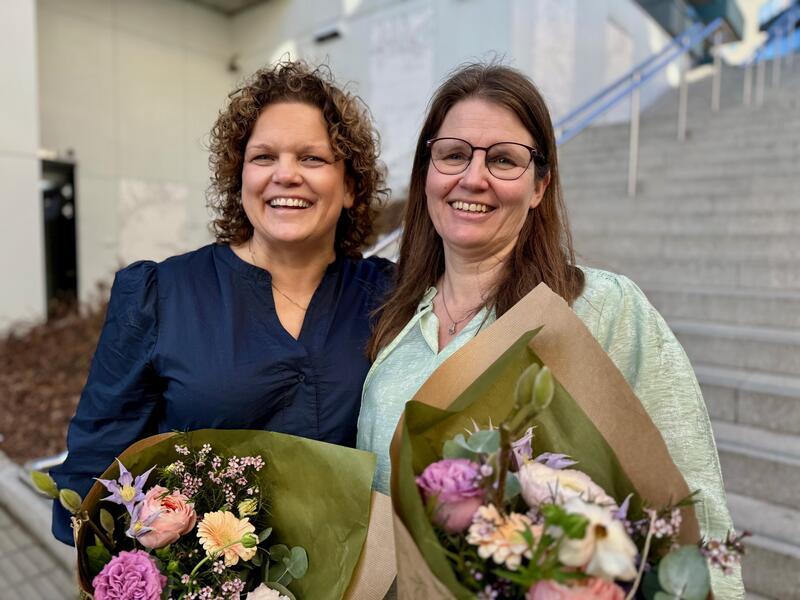 Margareth Horn og Aina Kausland Slettom