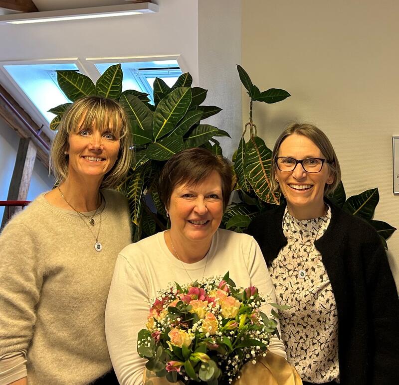 Susanne Borre og fylkesledelsen