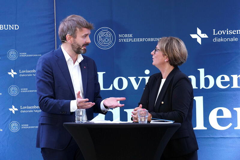 Jan Christian Vestre og Tone W. Trøen