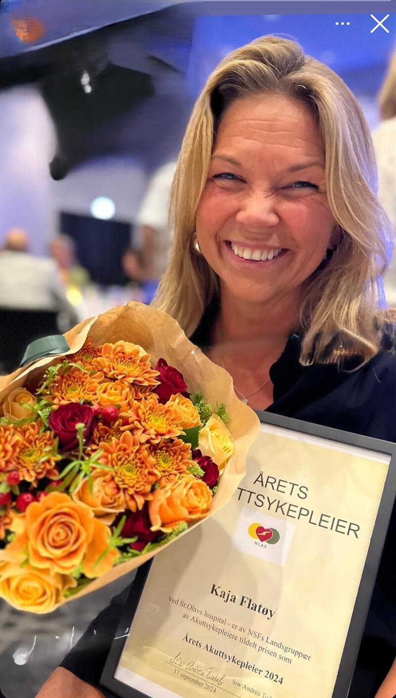 Kaja Flatøy, årets akuttsykepleier 2025