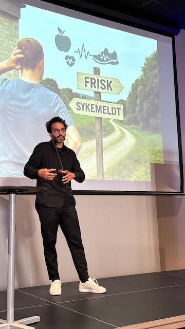 Kaveh Rashidi delte sine refleksjoner på fagkvelden