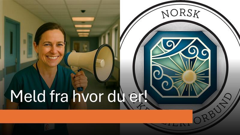 Meld fra hvor du er