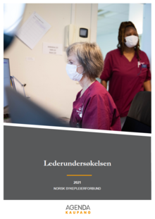 Rapportforside Lederundersøkelsen Agenda Kaupang 2021